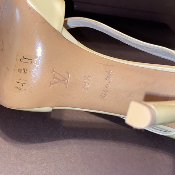 Louis Vuitton Pearl Colored Heal - Picture 4 of 4
